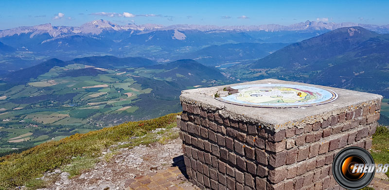 La table d'orientation.