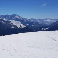 En fond la Champsaur.