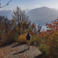 Sur la crête.