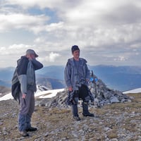 Gros cairn du sommet.