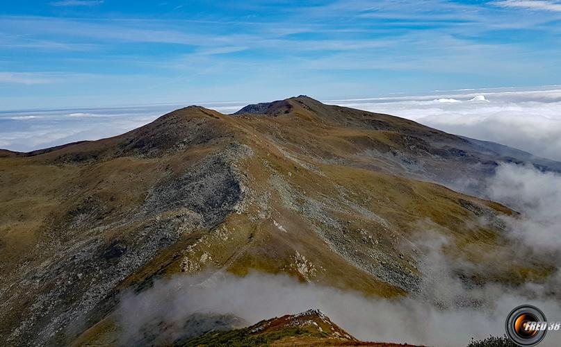 Au dessus du col.