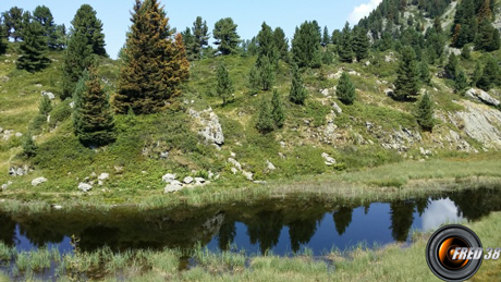 Le petit lac des Pourettes,