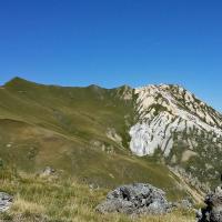 Cime Noire et cime Blanche. Vue du col.