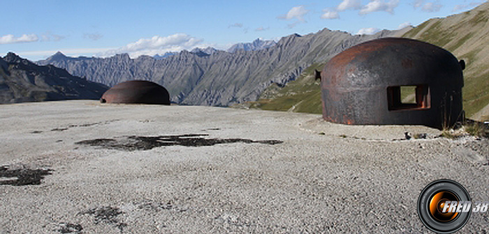 Casemate sous le col de la Bonnette.