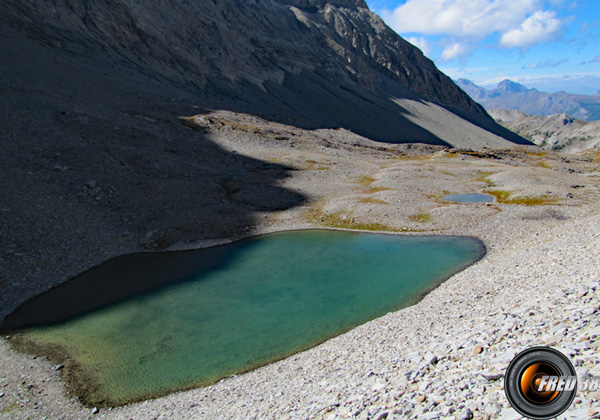 Lac du Cimet près du col du Petit Talon.