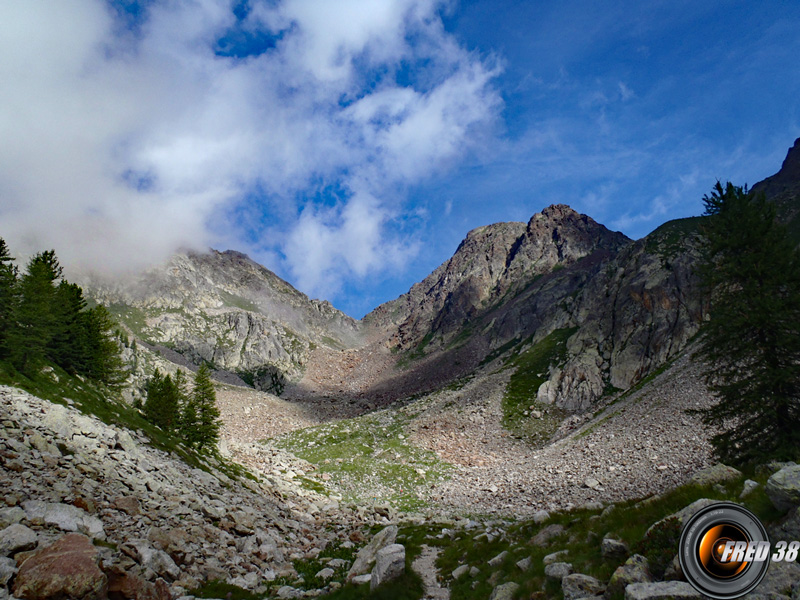 A la sortie du vallon de Cavalet.