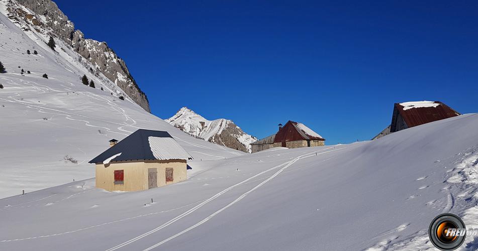 Arrivée au col.