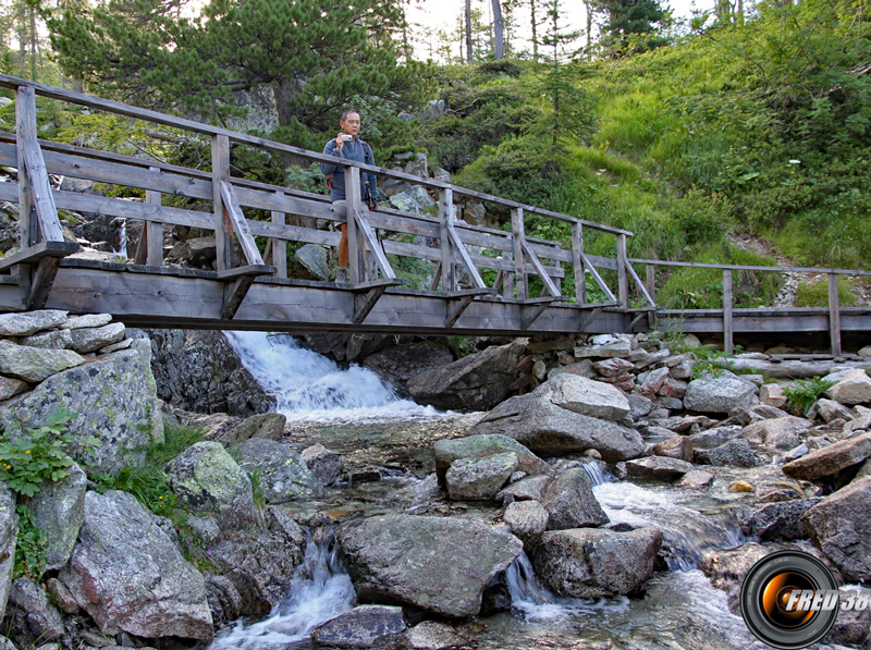 La passerelle.