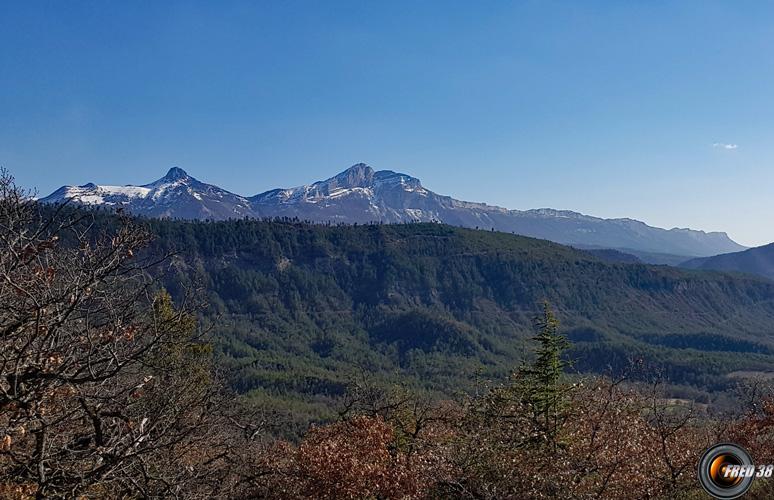 Vue sur le Couard et le Cucuyon.