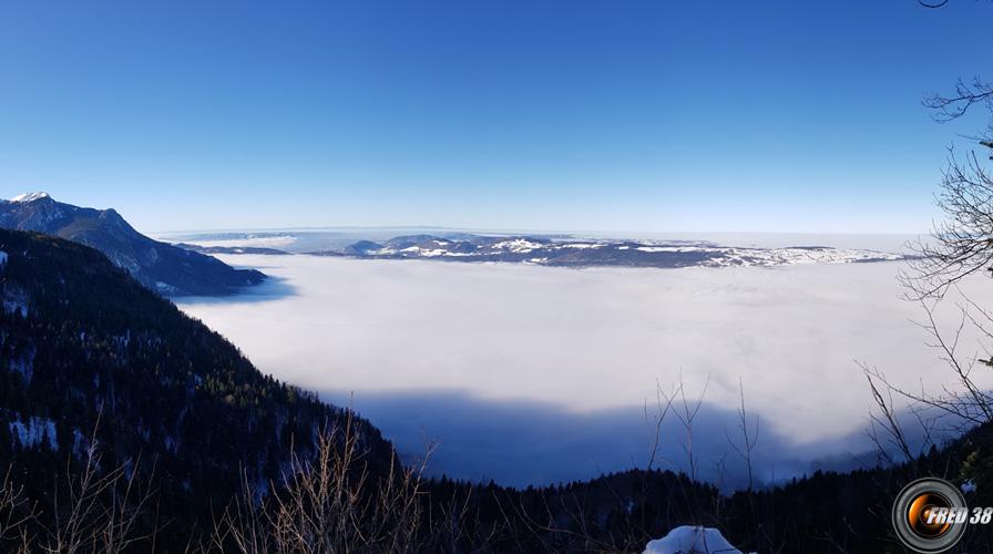 Au belvédère des Rochers de Pertuis.