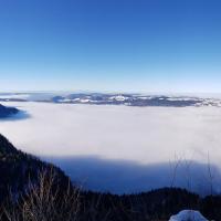 Au belvédère des Rochers de Pertuis.