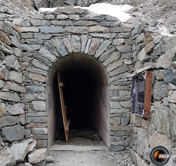 L'entrée française du tunnel.