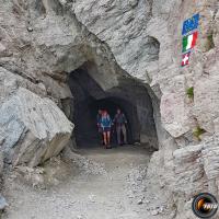 L'entrée italienne du tunnel.