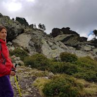 Vue du chaos rocheux après la brèche sud.