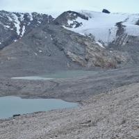 Bas du glacier de Gréboulaz.