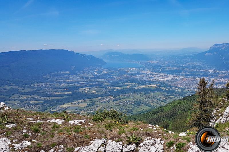 Vue sur le lac du Bourget