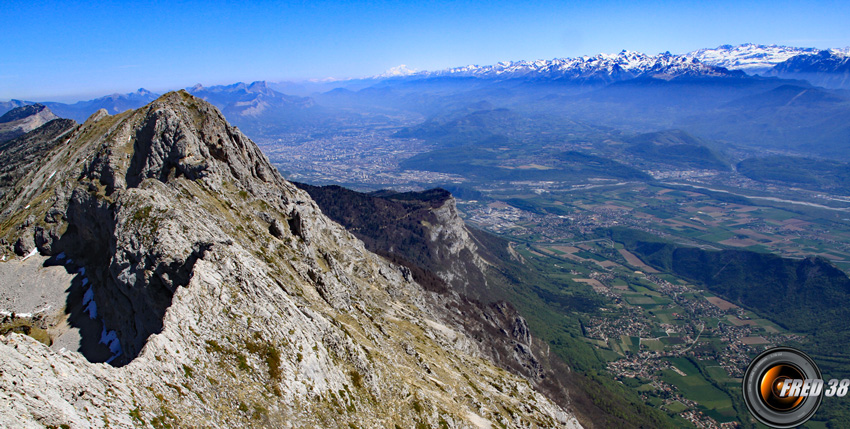 Grenoble et chaine de Belledonne