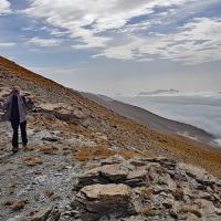 Sur la crête.