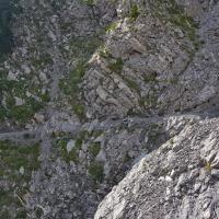 Traversée de l'un des ravins.
