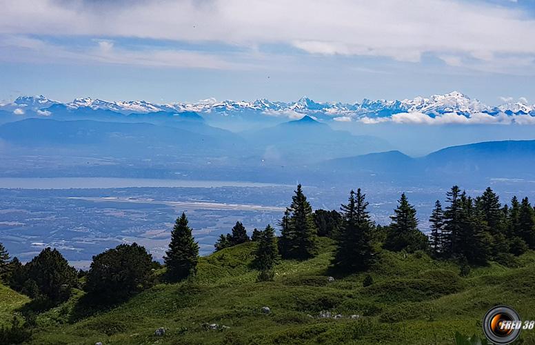 Vue sur le Léman.