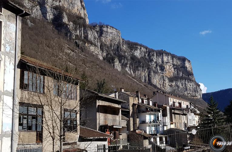 Vue du parking.