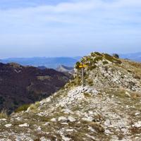 Les crêtes vues du col de Geruen.