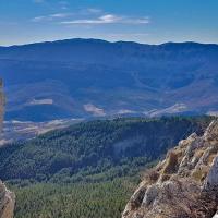 Vue sur la montagne de Lure.