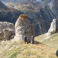 La zone de rochers ruiniformes.