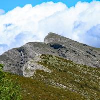 La crête et en fond le sommet de Couard.