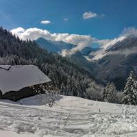 A droite la Dent d'Arclusaz