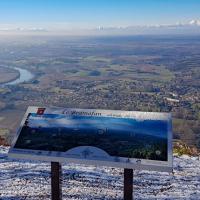 Belle vue sur la plaine de l'Ain.