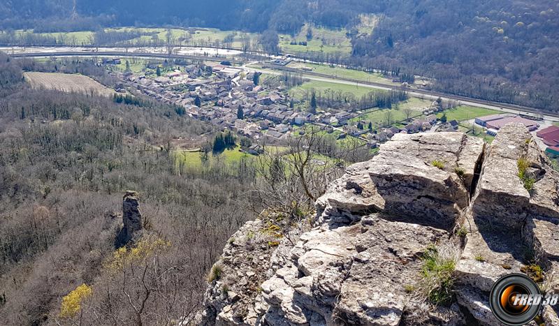 Vue sur Torcieu.