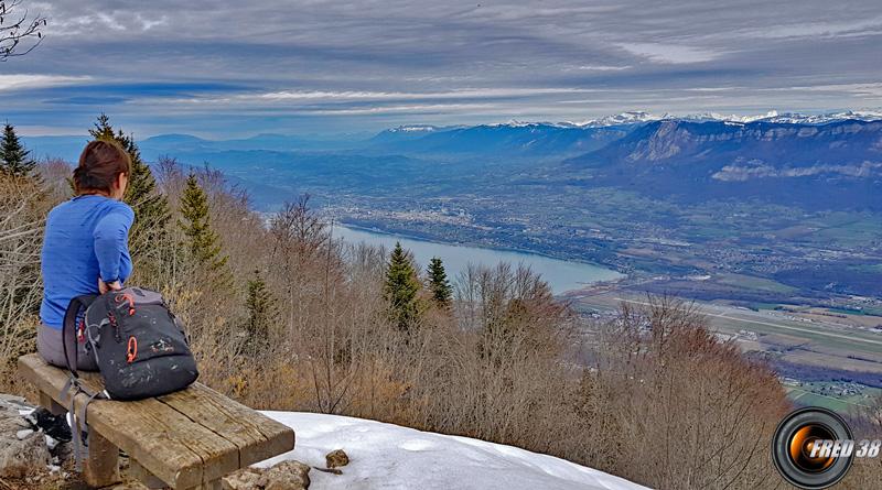 Vue sur Aix les Bains.