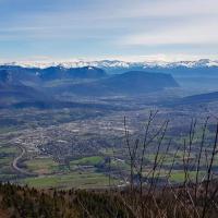 Vue sur Chambéry.