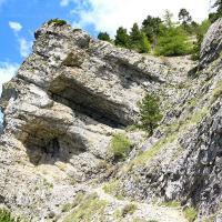 La traversée de la zone rocheuse.