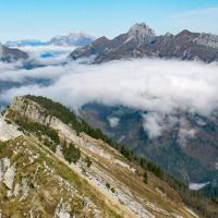 La crête vue du sommet