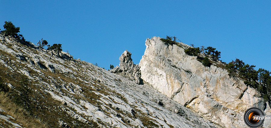 Le haut de la Combe aux Chevaux.