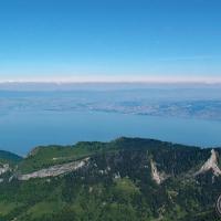 Le lac vu du sommet.