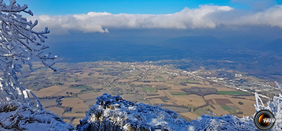 Vue sur la plaine de l'Isére,