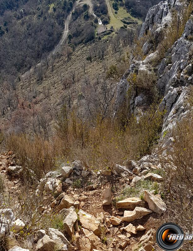 Au dessus du col d'Eyrole.