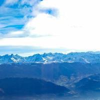 Belledonne vu du sommet.