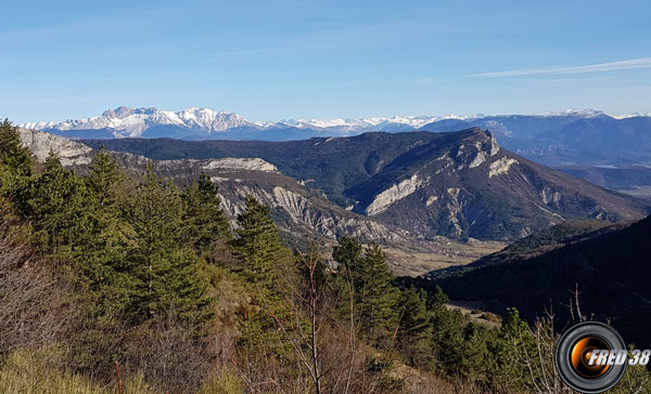 Le sommet vu de la Piarre.