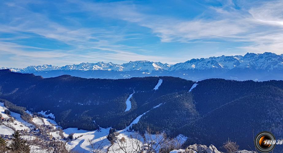 Vue sur Belledonne.