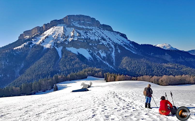 Chamechaude et la prairie.