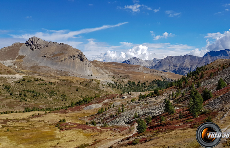 Vue du col de Granon.