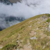 La crête de descente.