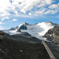 Grande Aiguille Rousse et glacier de l'Isère.