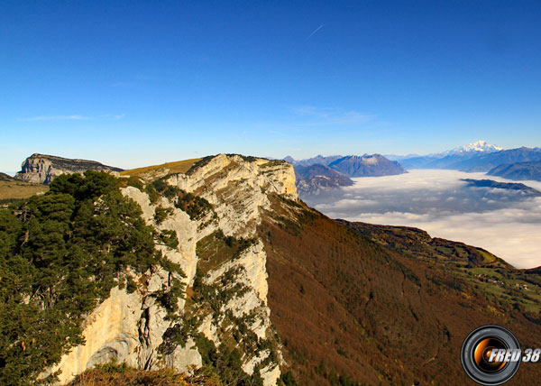 La crête avant le col de l'Alpe