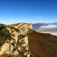 La crête avant le col de l'Alpe