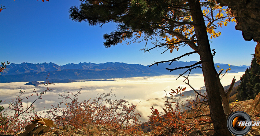 Vallée du Grésivaudan vue du Pas du Fourneau.